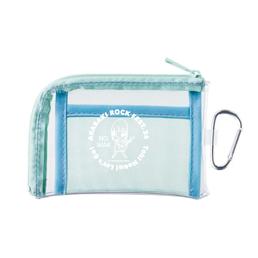 ARABAKI ROCK FEST.26×奈良美智　カラビナクリアミニポーチ