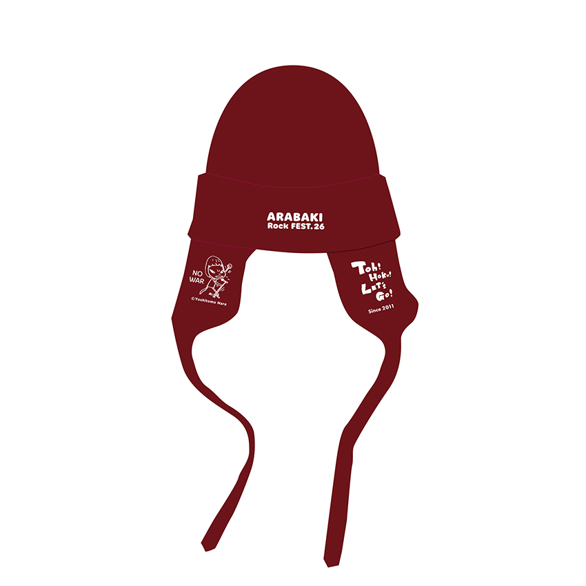 ARABAKI ROCK FEST.26×奈良美智　フライトニットキャップ