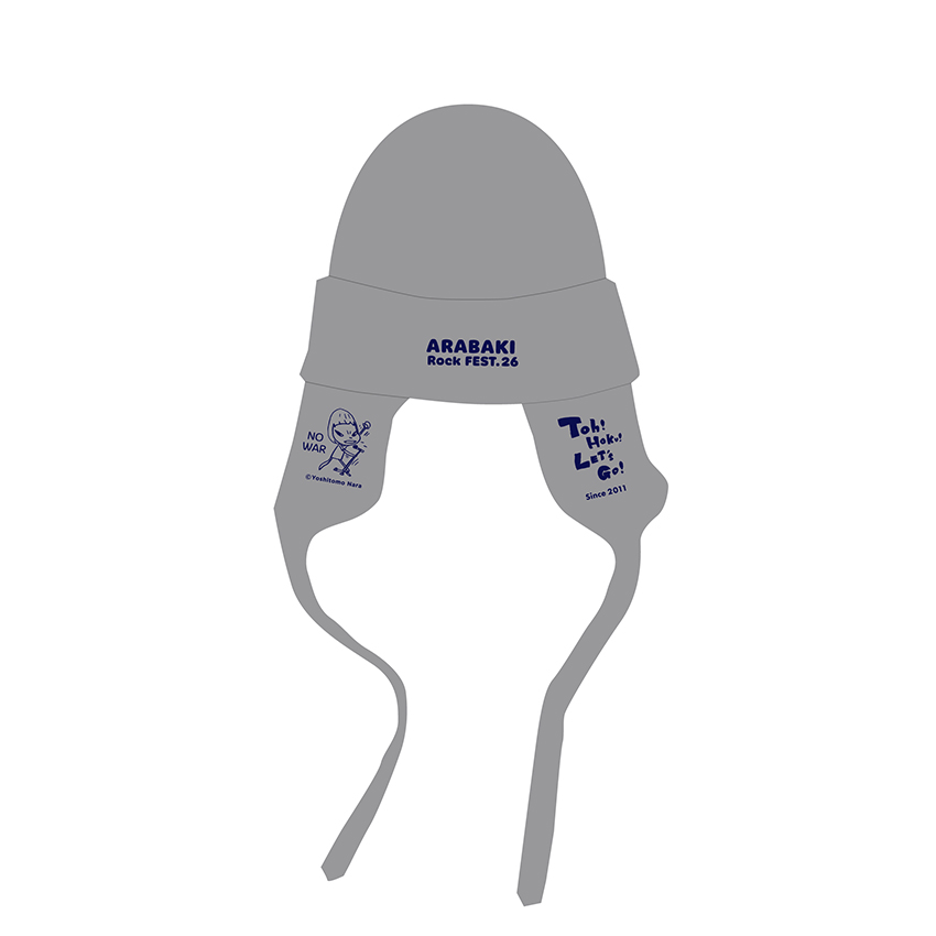 ARABAKI ROCK FEST.26×奈良美智　フライトニットキャップ