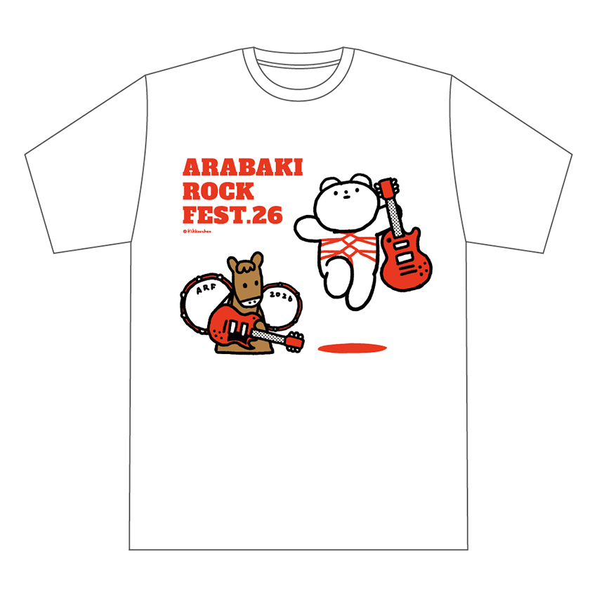 荒吐×三角木馬くんときっこうちゃん　Tシャツ