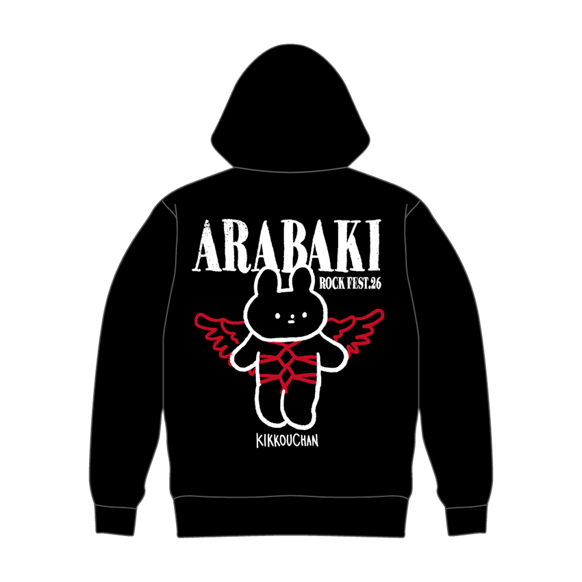 荒吐×きっこうちゃん エンジェル ジップパーカー