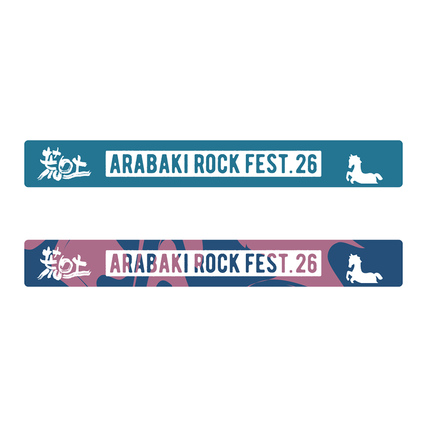 ラバーバンド＜ネイビー×ピンクマーブル＞