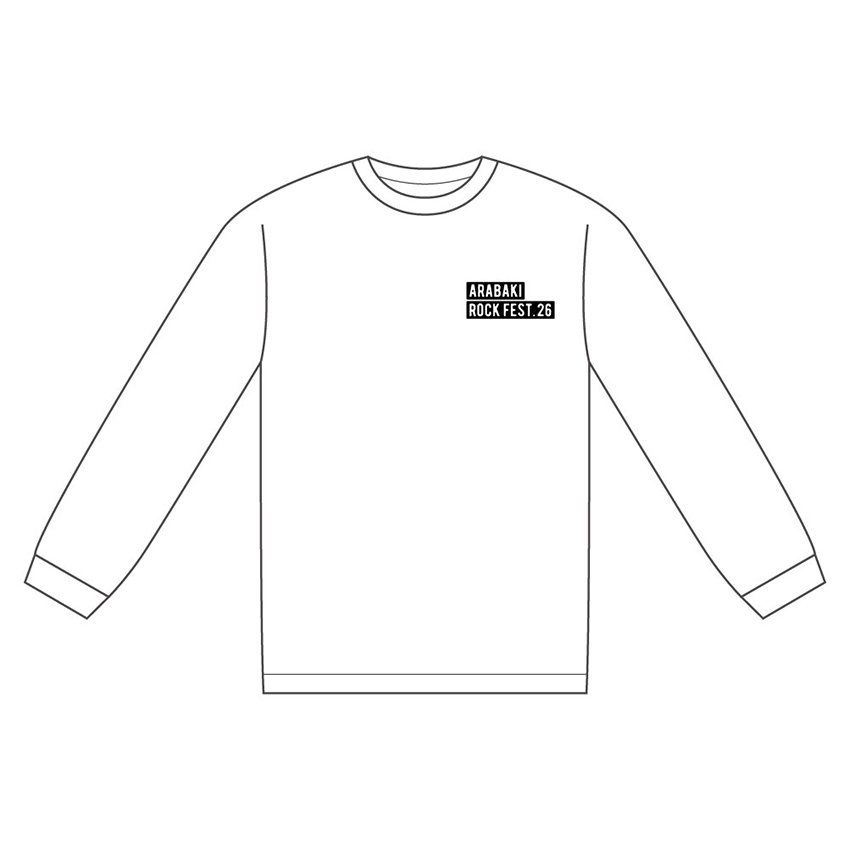 ロングスリーブTシャツ〈ホワイト〉(XL)