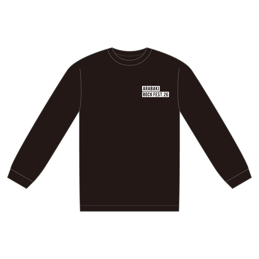 ロングスリーブTシャツ〈ブラック〉
