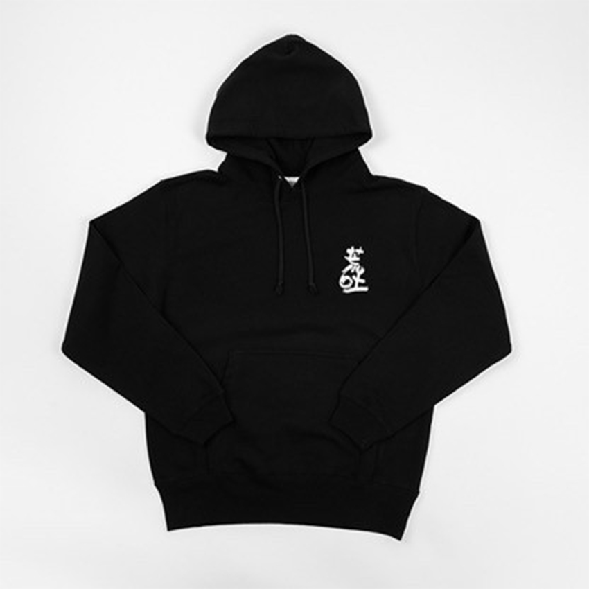 刺繡パーカー(ブラック)